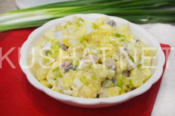 9_салат с селедкой, картофелем и яблоком