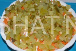 9_слоеный салат с сардиной и рисом