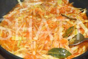 9_тушеная капуста с сосисками