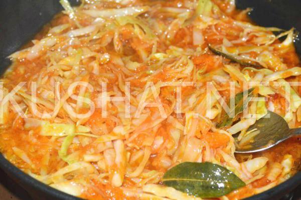 9_тушеная капуста с сосисками