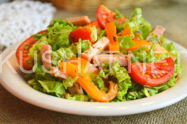 13_салат из пекинской капусты с ветчиной