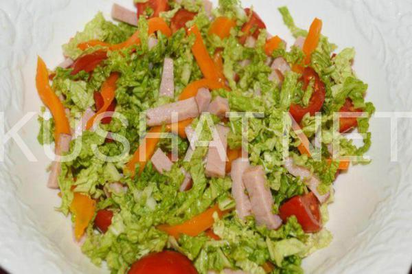 8_салат из пекинской капусты с ветчиной